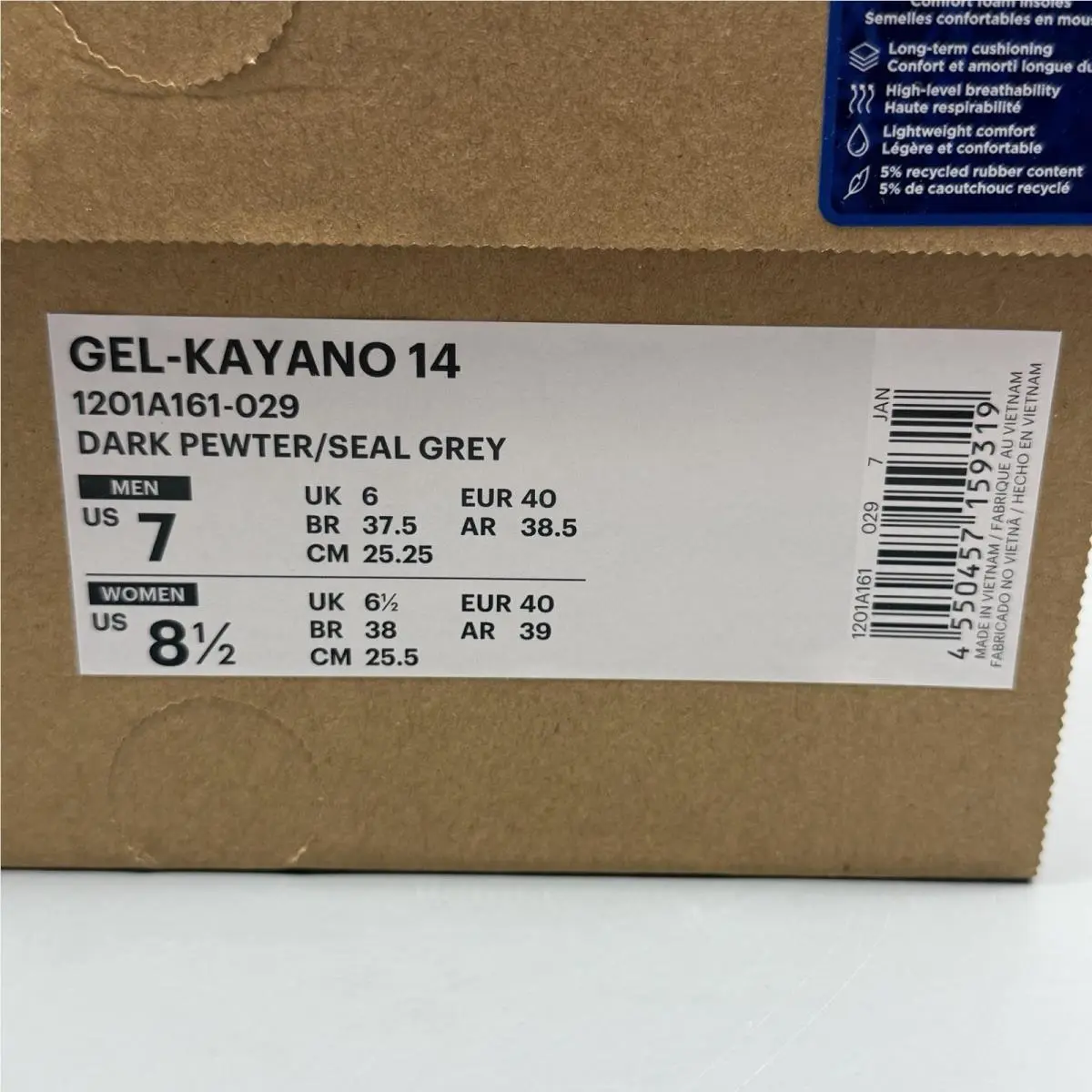 Asics shoes - ASICS Gel Kayano - Gel Kayano - 1201A161-029 - Blue (UPC: 4550457159319) 12