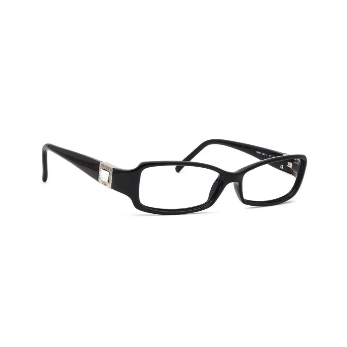 Fendi Black Eyeglasses F886R 001 Crystal Stone