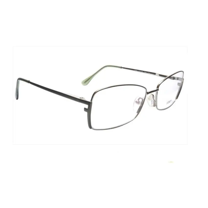 Fendi Unisex Silver Sage Green Eyeglasses Frame F959 756