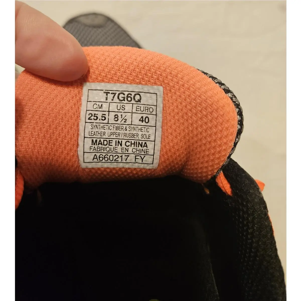 Asics shoes - ASICS GEL-Venture 6 - T7g6q-1606 - Gray (UPC: 889436988805) 4