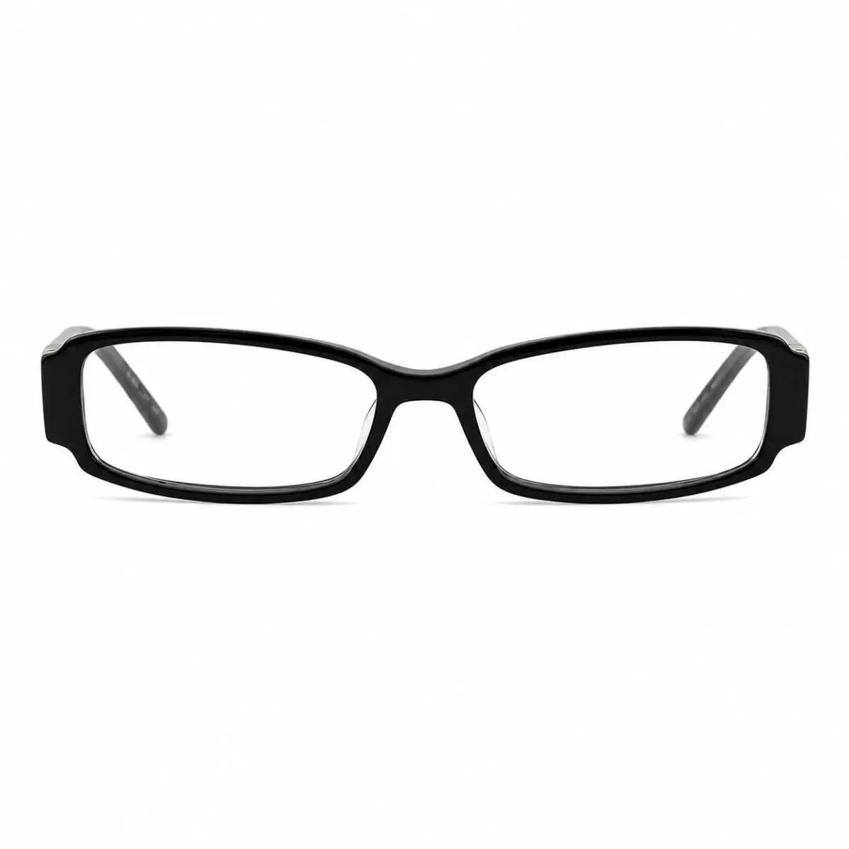 Black Eyeglasses with Crystal Blue Silver Studs F957R 001 Generic Case by Fendi