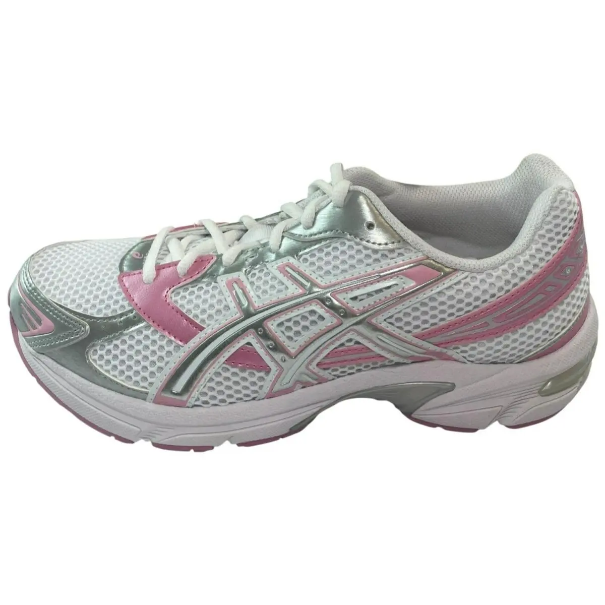 Asics Gel-1130 Unisex Running Shoes White/pure Silver Sz Wmn`s 8.5 Men`s 7