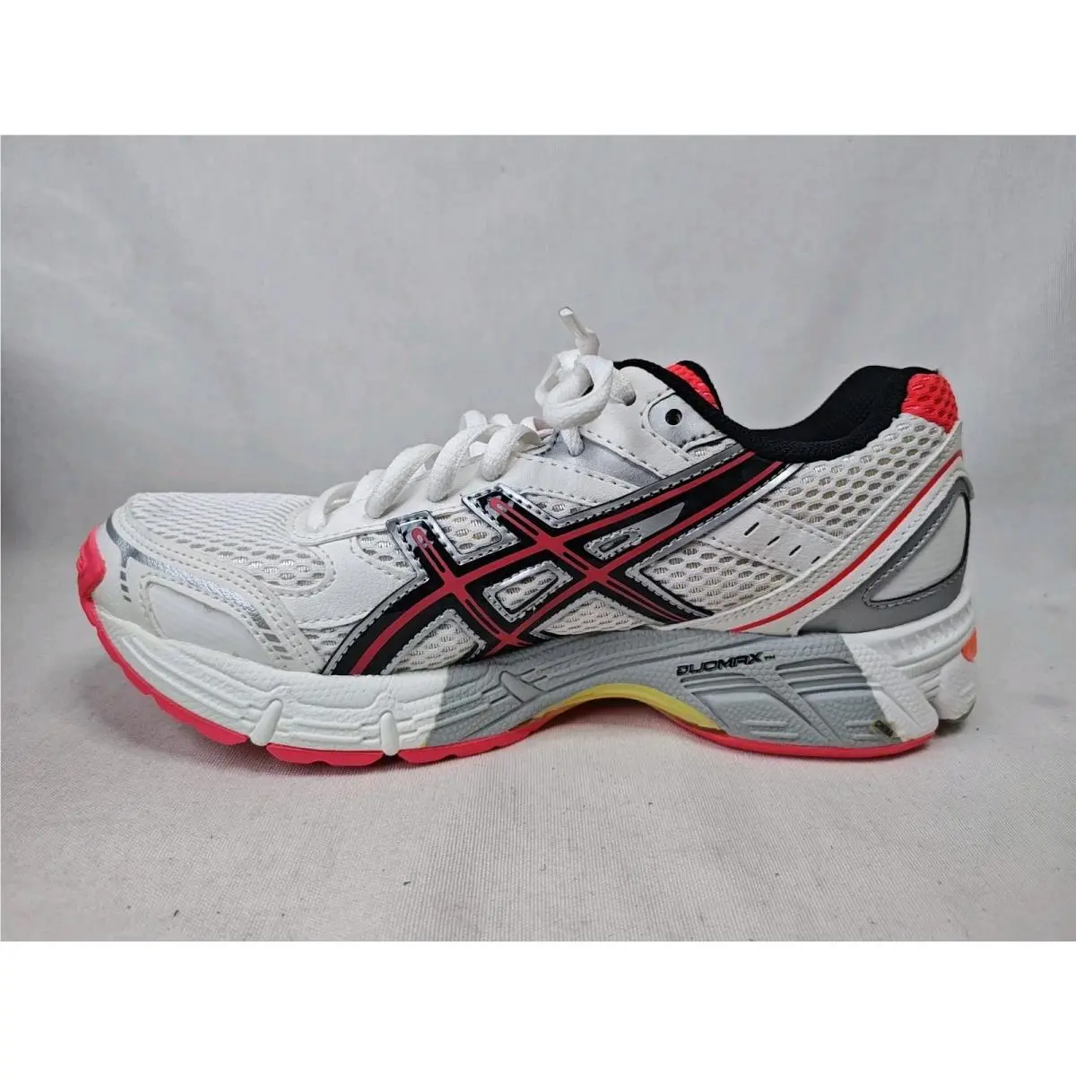 ​asics GEL-180TR Womens 6.5 2E Wide Cross Trainer Shoes White Magenta S352N