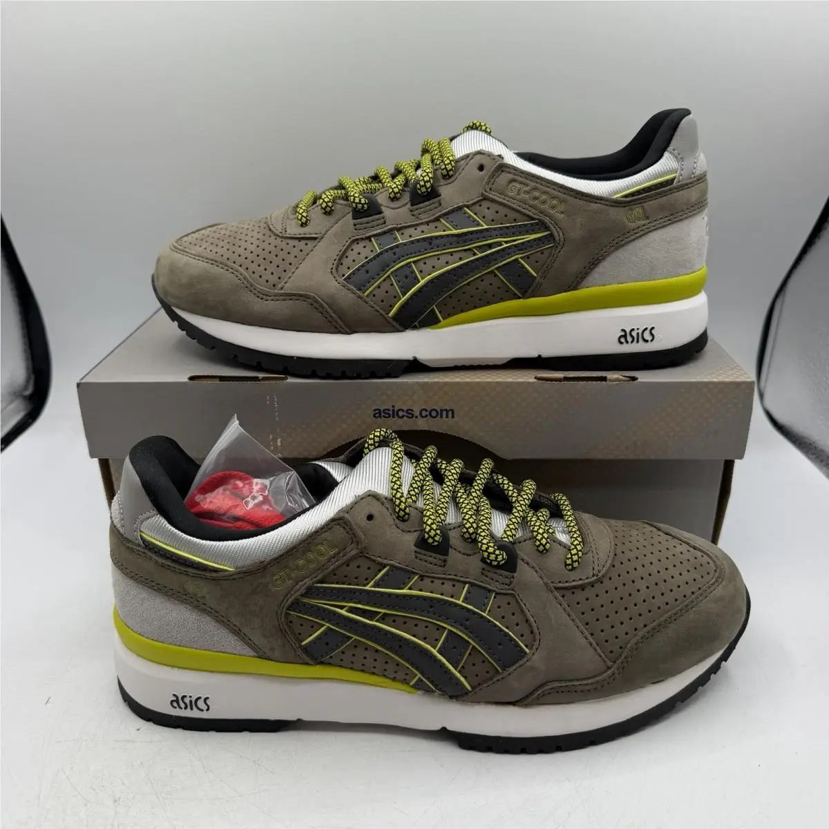 Asics x Ubiq Gt-cool Shoes Mens Sz 8 Grape Leaf/black Sneakers H43BK-8090
