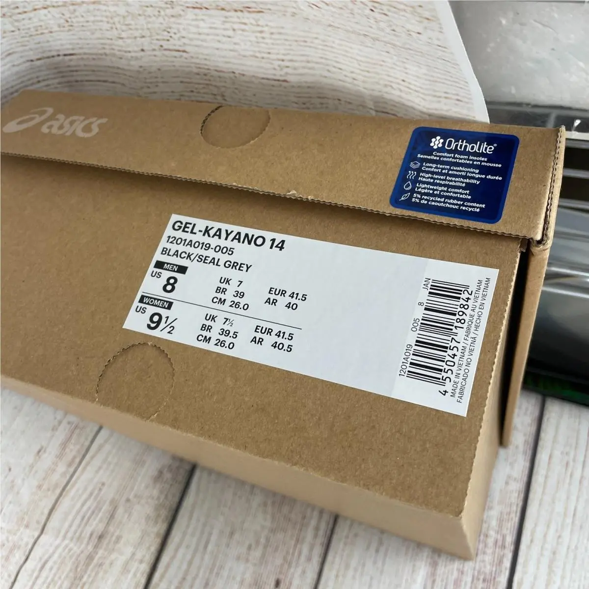 Asics shoes - Gray (UPC: 4550457189842) 9