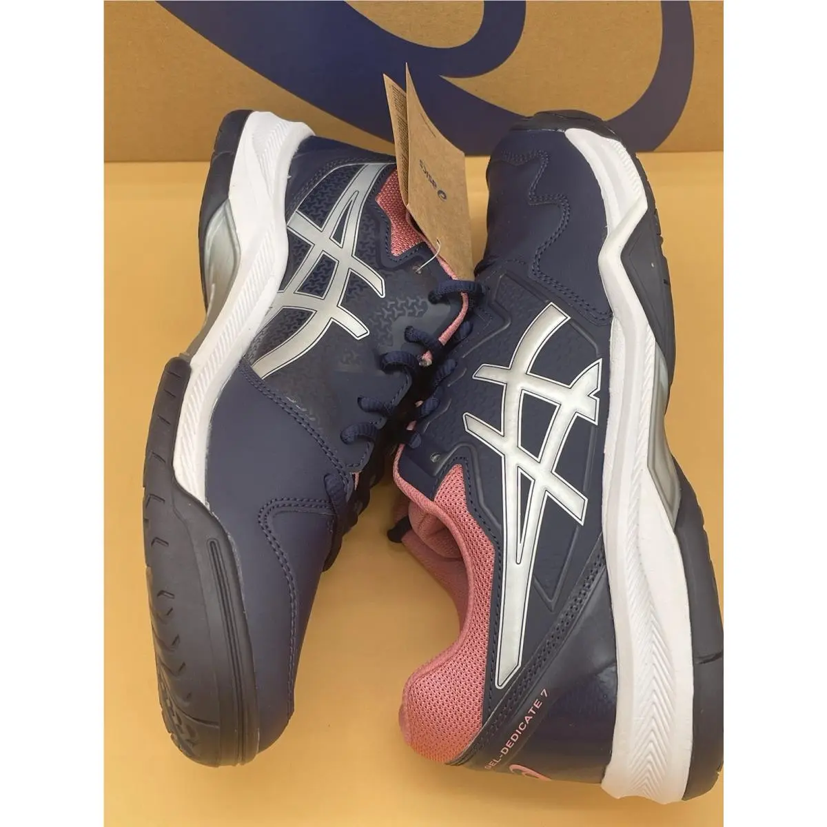 Asics shoes - ASICS Gel Dedicate - Gel Dedicate - 1042A167-400 - Peacoat / Pure Silver - Blue 2
