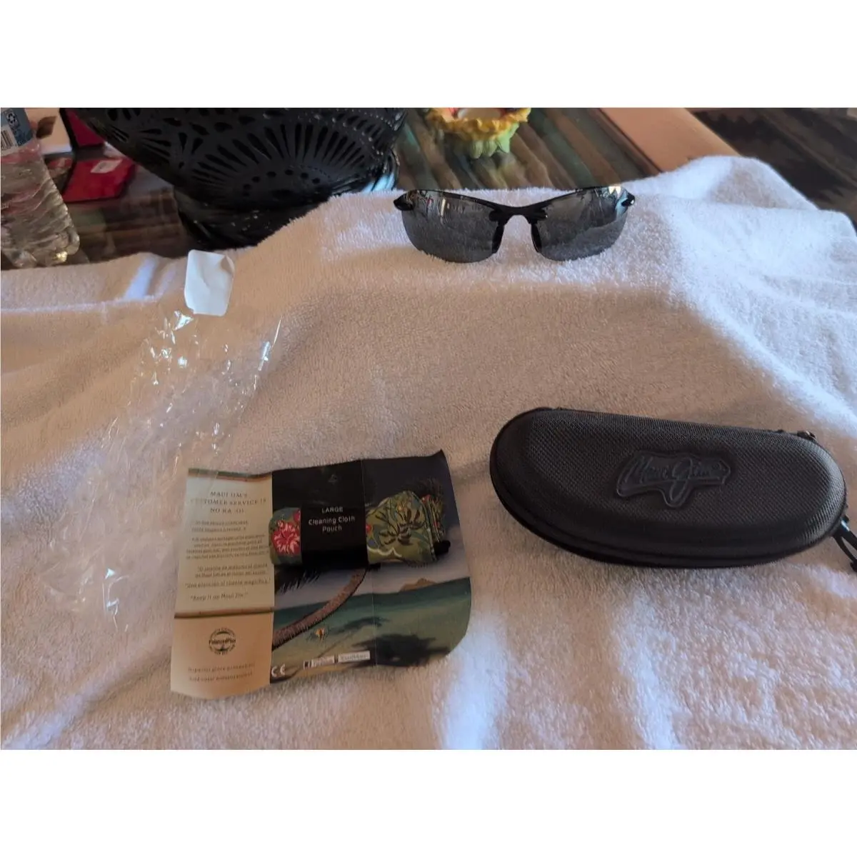 Maui Jim Sport Hanalei Sunglasses 413-02. 67-14-133 Polarized with