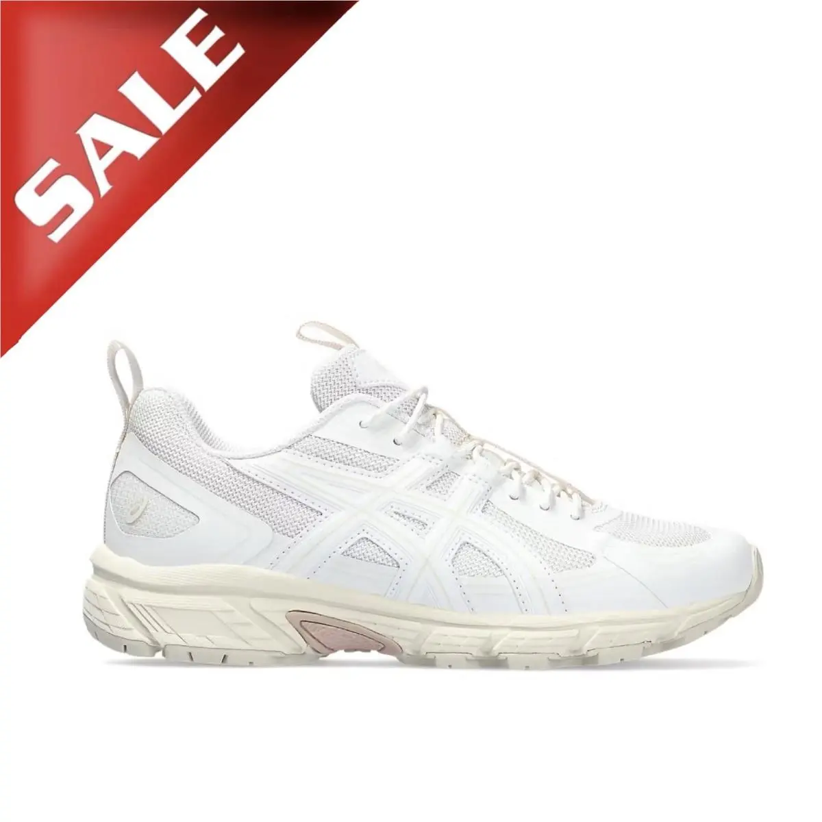 Size 10.5W Asics Gel-venture 6 NS White White Women`s
