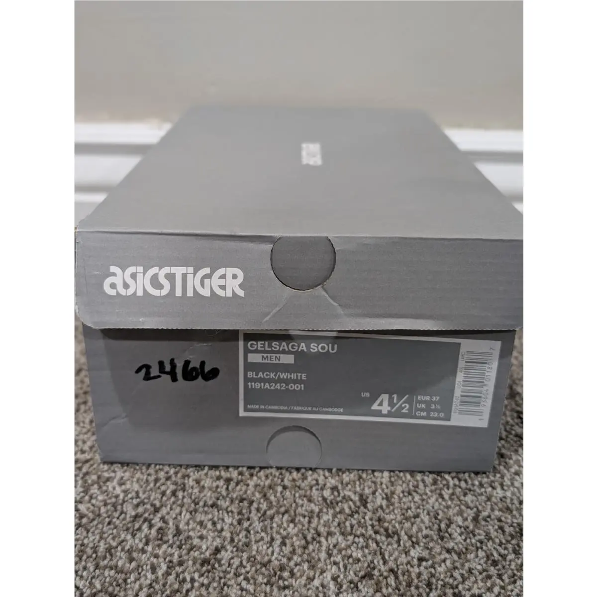 Asics shoes - Asics Tiger	Gelsaga Sou - Sou - 1191A242-001 - Black 6