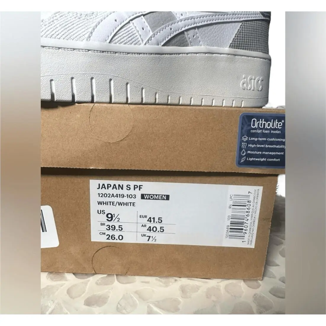 Asics shoes - ASICS Japan S PF Platform Sneakers - White, Exterior: White 6