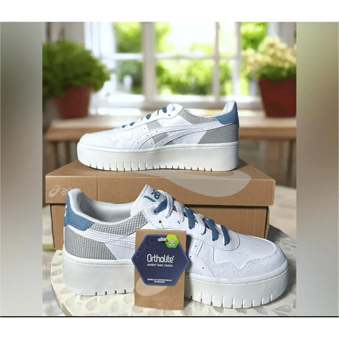Asics shoes - ASICS Japan S PF Platform Sneakers - White, Exterior: White 3