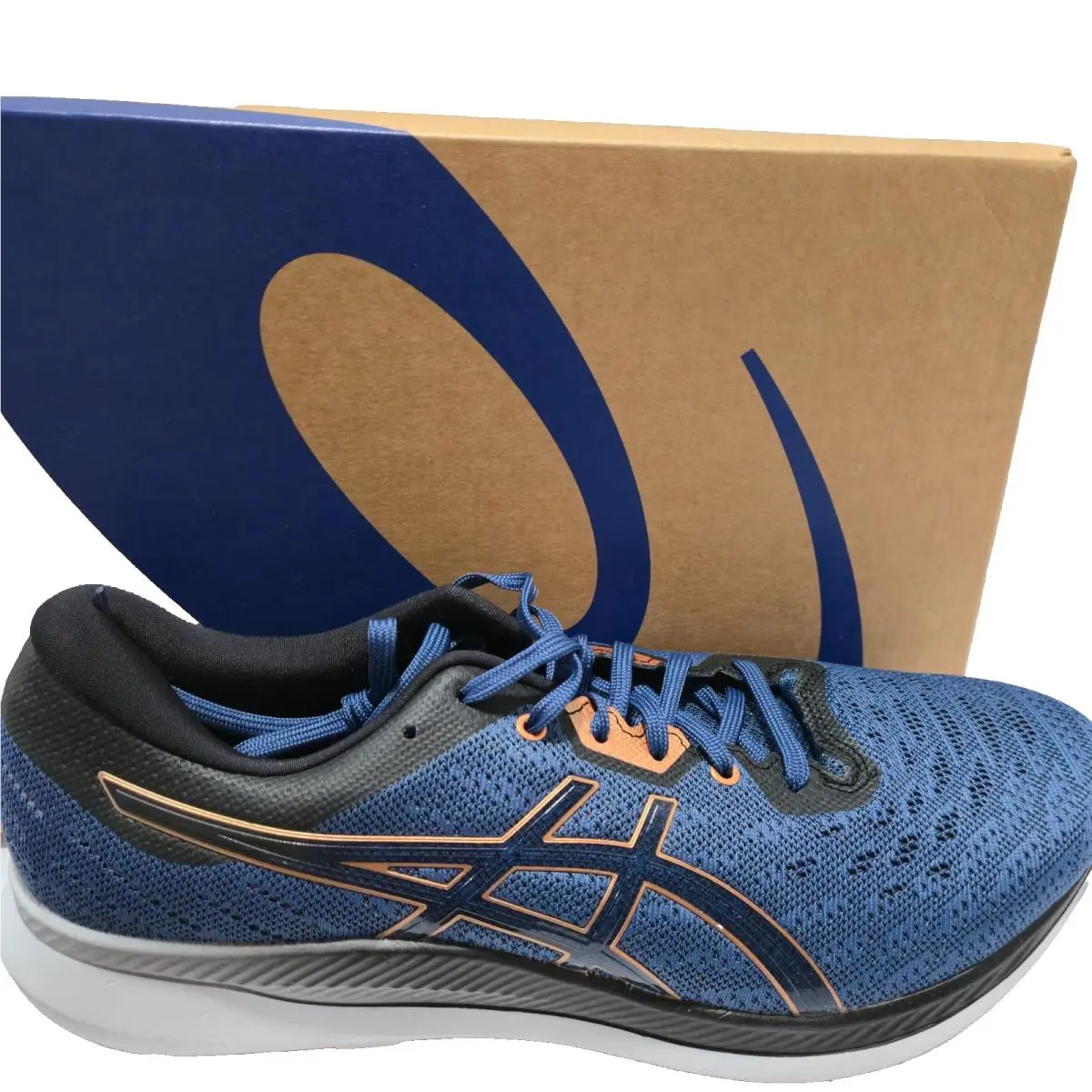 Asics Ezeride Men`s Performance Running Shoes Sneakers Grand Shark Blue Size 12