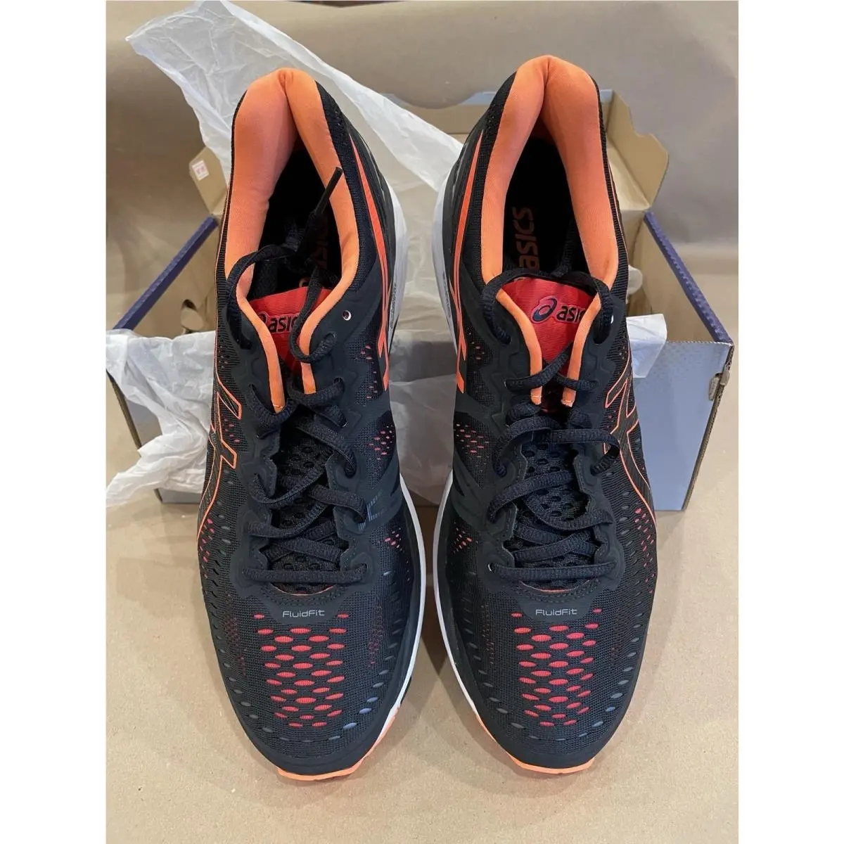 Asics shoes - ASICS GEL-Kayano 23 - T646N9030 - Black, Manufacturer: Hot Orange, Black, Vermilion 1