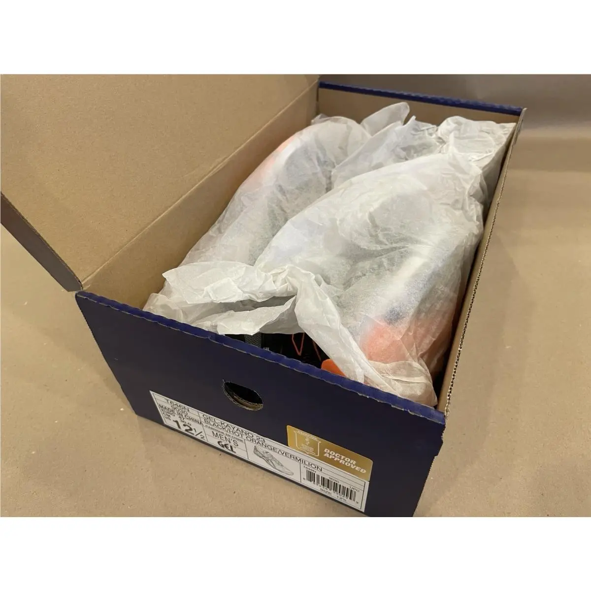 Asics shoes - ASICS GEL-Kayano 23 - T646N9030 - Black, Manufacturer: Hot Orange, Black, Vermilion 3