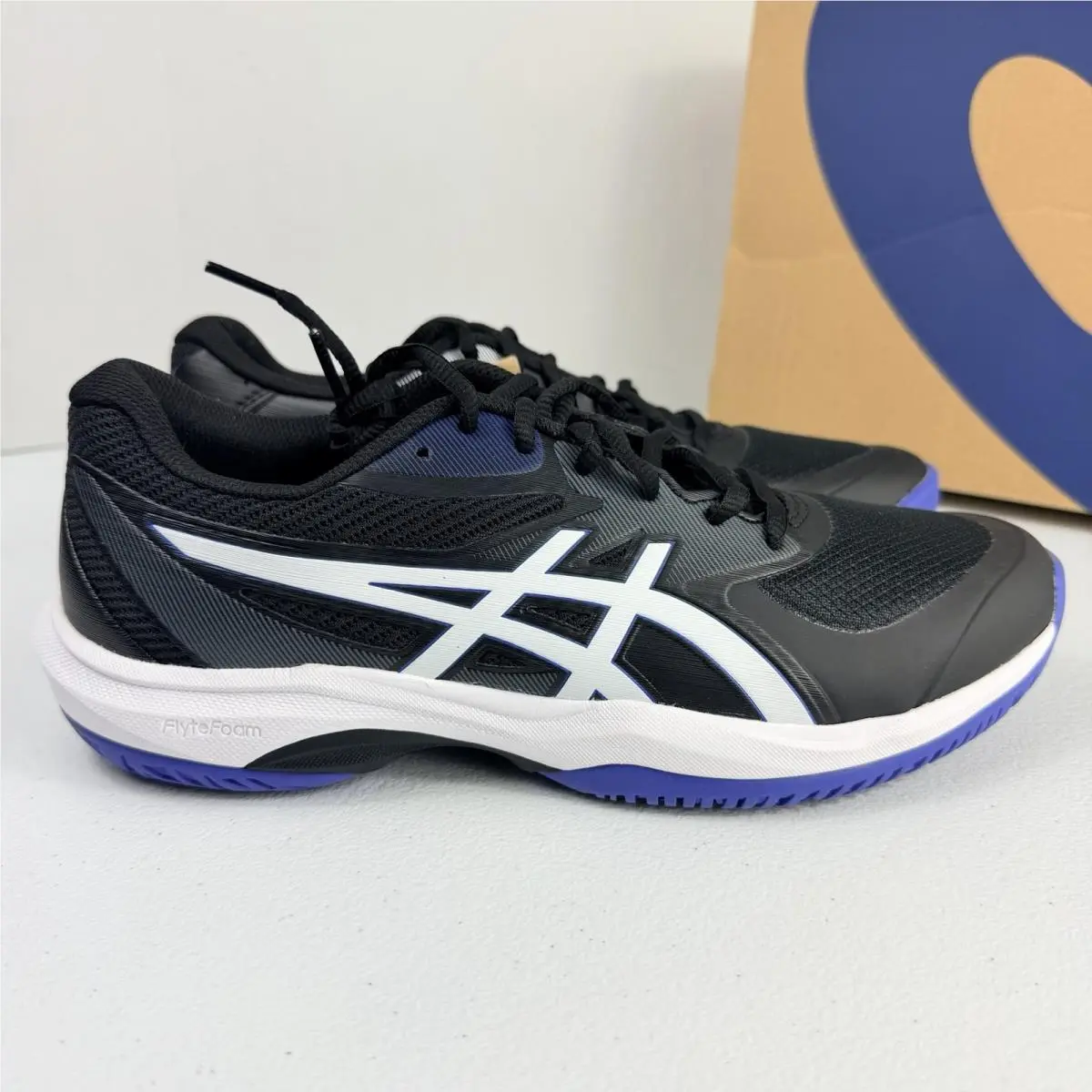 Asics Tennis Shoes Game FF Black/white Tennis Pickleball All Court Size 8 Men