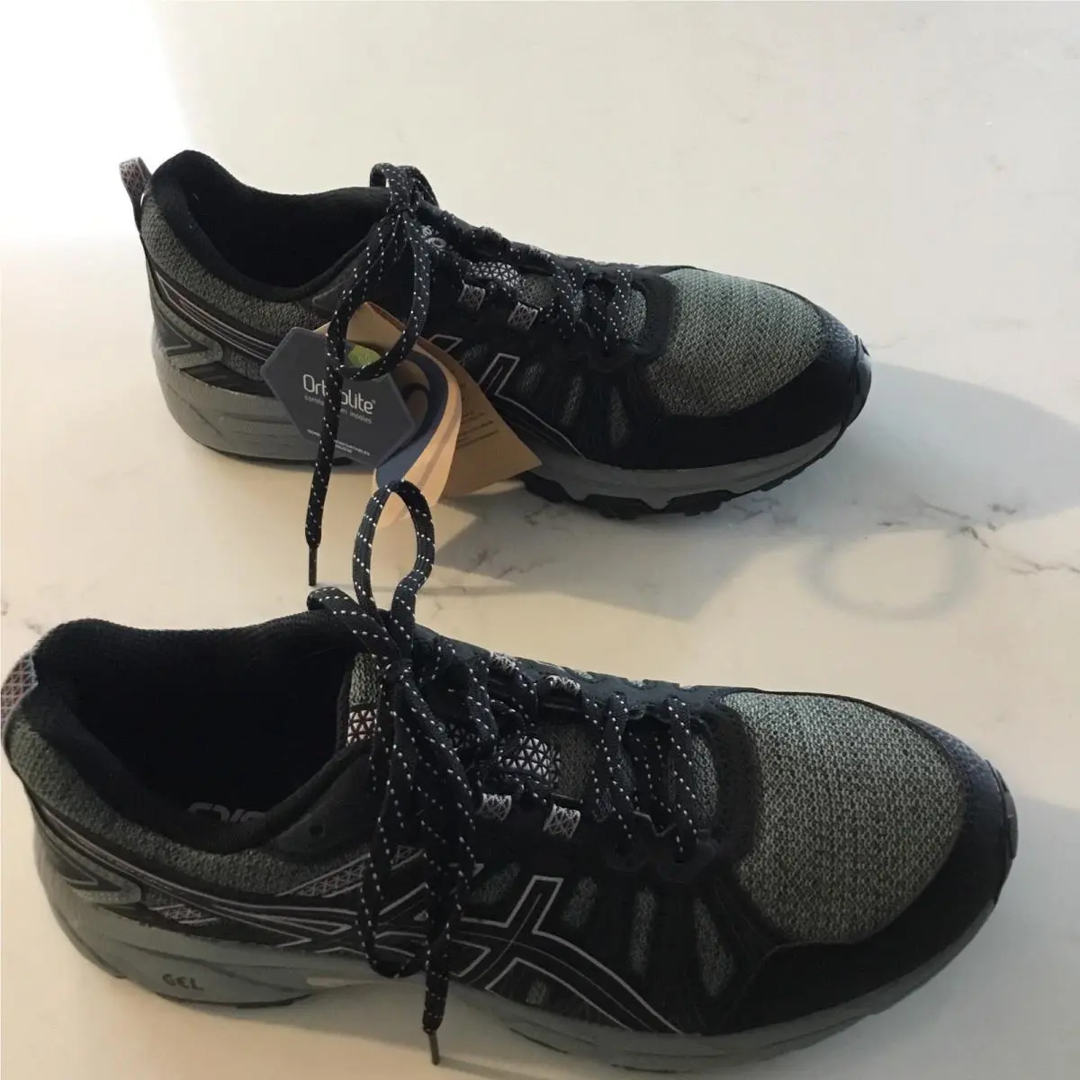 Asics shoes - ASICS GEL-Venture - 91012A627 - Black & Green 1