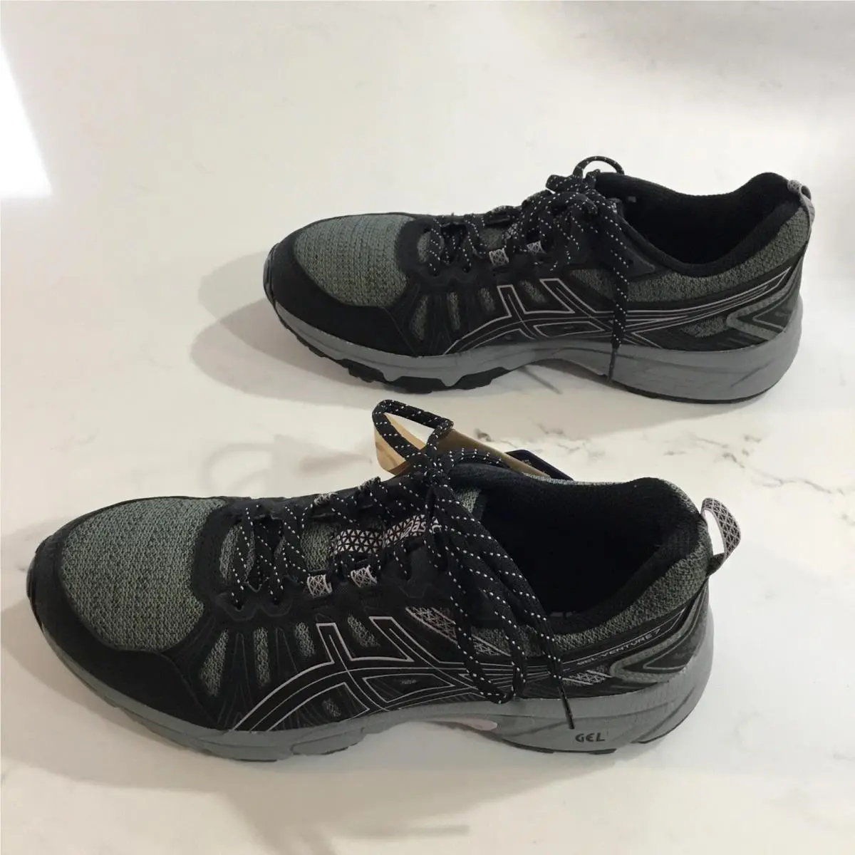 Asics shoes - ASICS GEL-Venture - 91012A627 - Black & Green 2