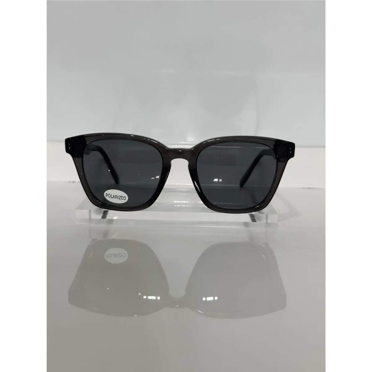 Maui Jim 2121 Smoke Gray Acetate Square Custom Polarized Gray Unisex Sunglasses