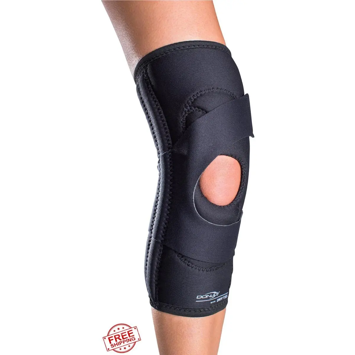 Donjoy Drytex Knee Brace Right Leg Large Black
