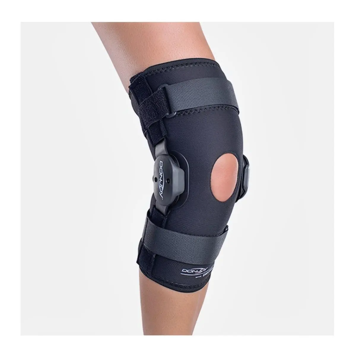Donjoy Deluxe Hinged Knee Wrap Around Brace with Breathable Lycra Fabric XS