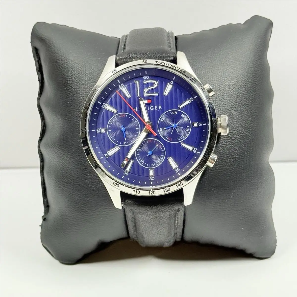 Gavin 1791468 Multifunction Blue Dial Leather Strap Men’s Watch by Tommy Hilfiger