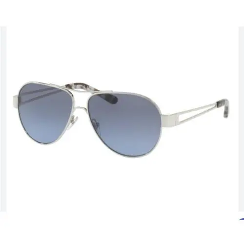 Elegant Sleek Tory Burch Women`s Aviator Sunglasses TY6060 Stormy Blue