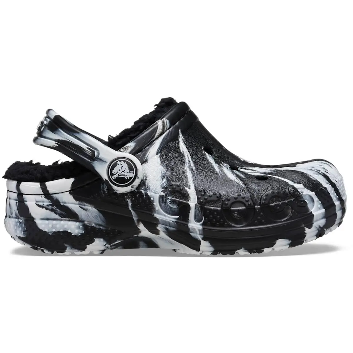 Crocs Kids Baya Lined Marbled Clog K