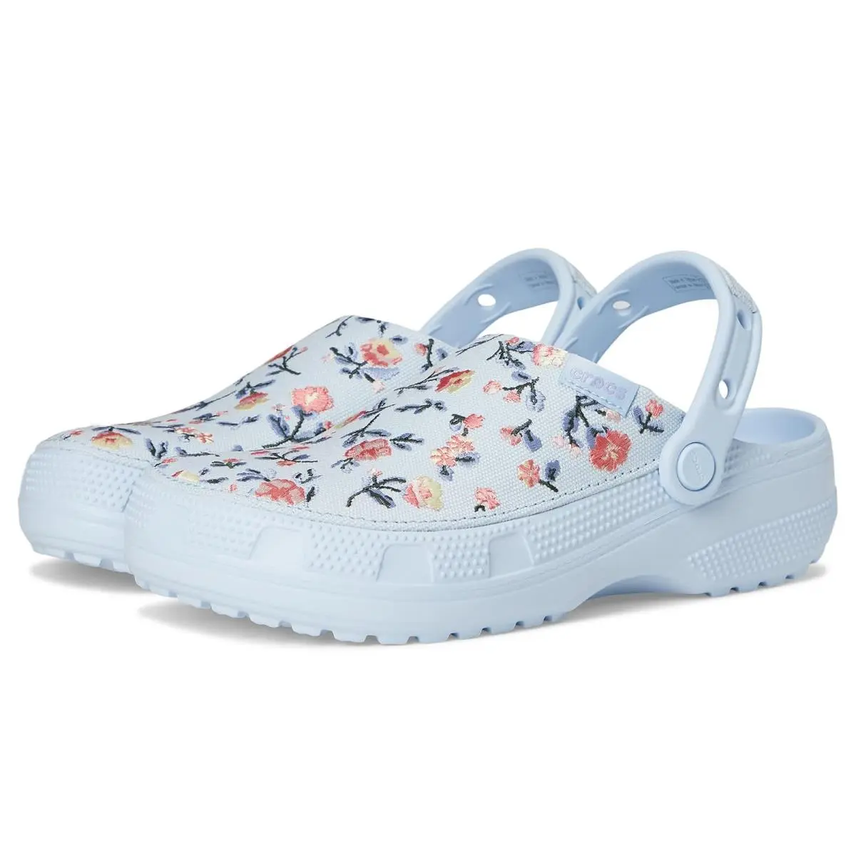 Unisex Clogs  Classic Crafted Canvas Clogs Blue Frost by Crocs