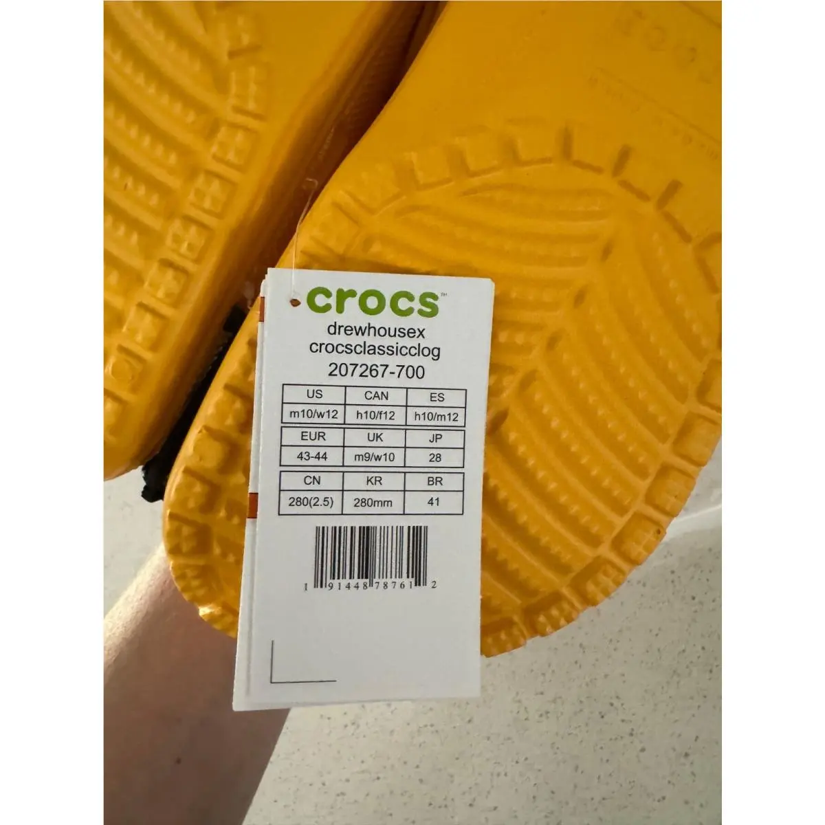Crocs shoes - Beiber - Beiber - 207267-700 - Yellow (UPC: 191448787612) 6
