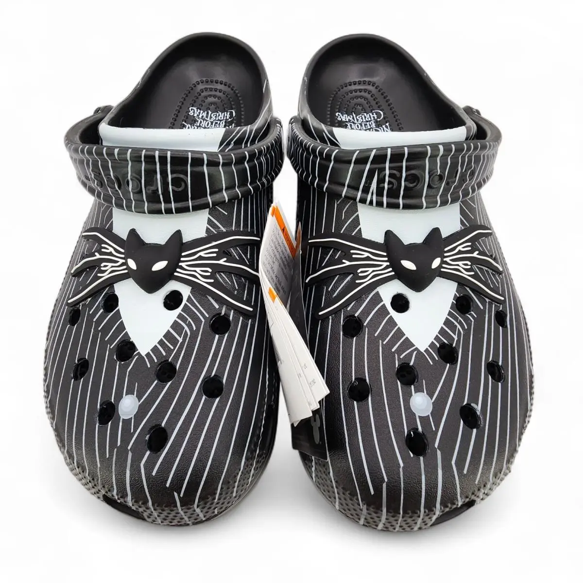Crocs Nightmare Before Christmas M10 W12 Classic Clog Black Jack Skellington
