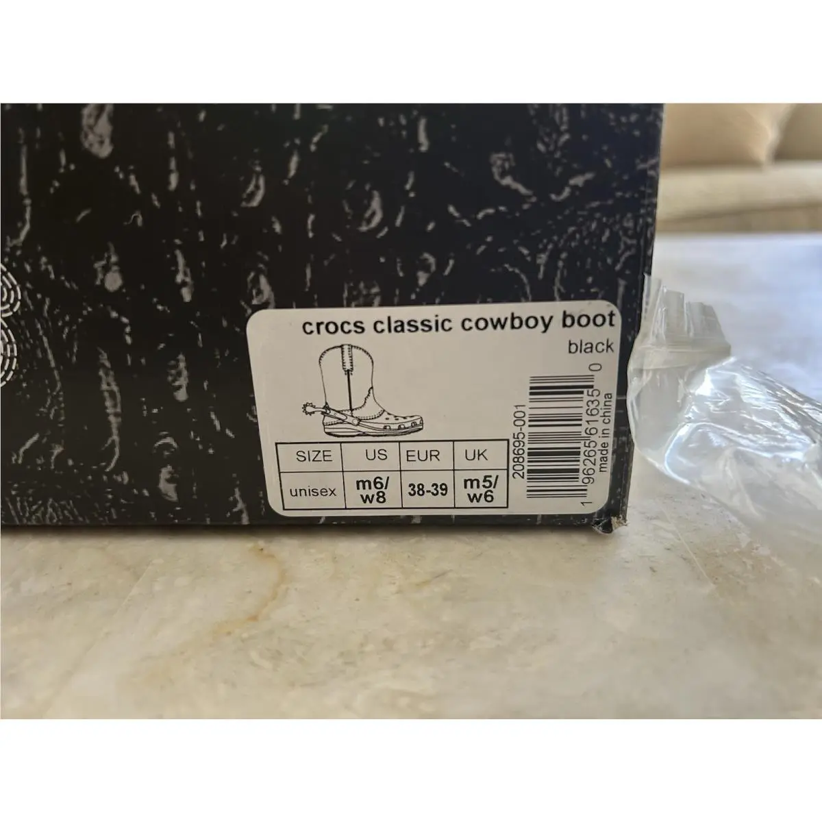 Crocs shoes - Classic Cowboy Boot - Classic Cowboy Boot - 208695-001 - Black 10