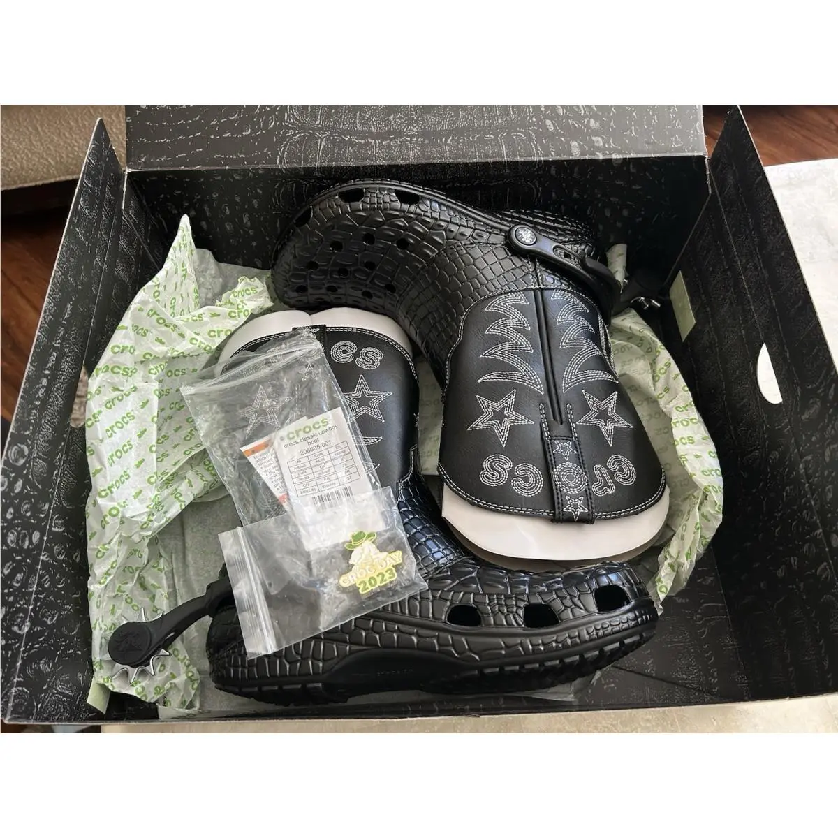 Crocs shoes - Classic Cowboy Boot - Classic Cowboy Boot - 208695-001 - Black 15