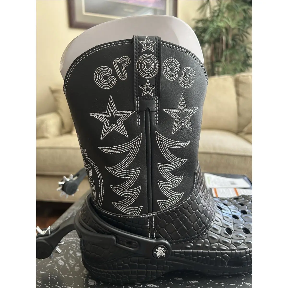 Crocs shoes - Classic Cowboy Boot - Classic Cowboy Boot - 208695-001 - Black 6