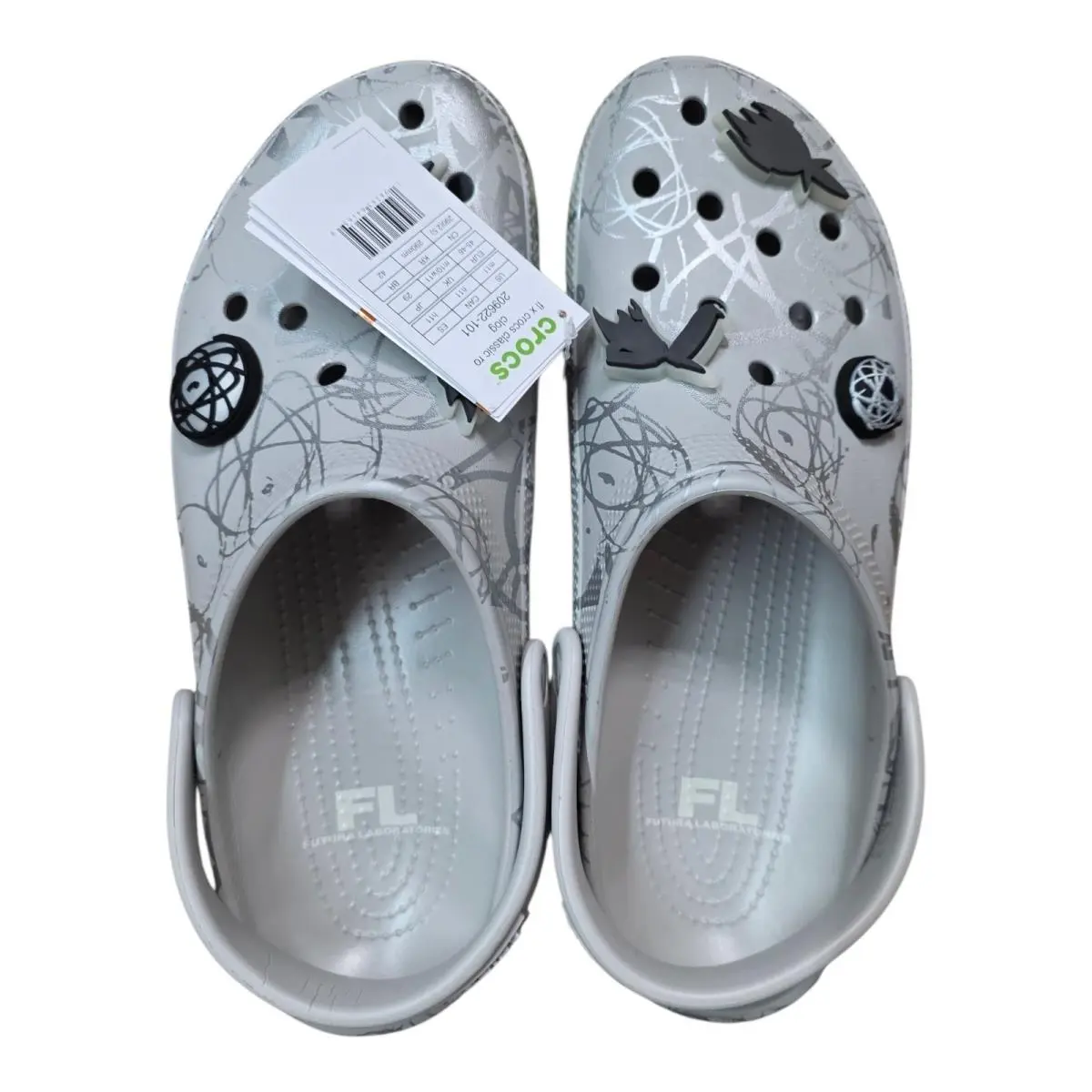 Crocs shoes - Crocs Futura Laboratories - Futura Laboratories - White 0