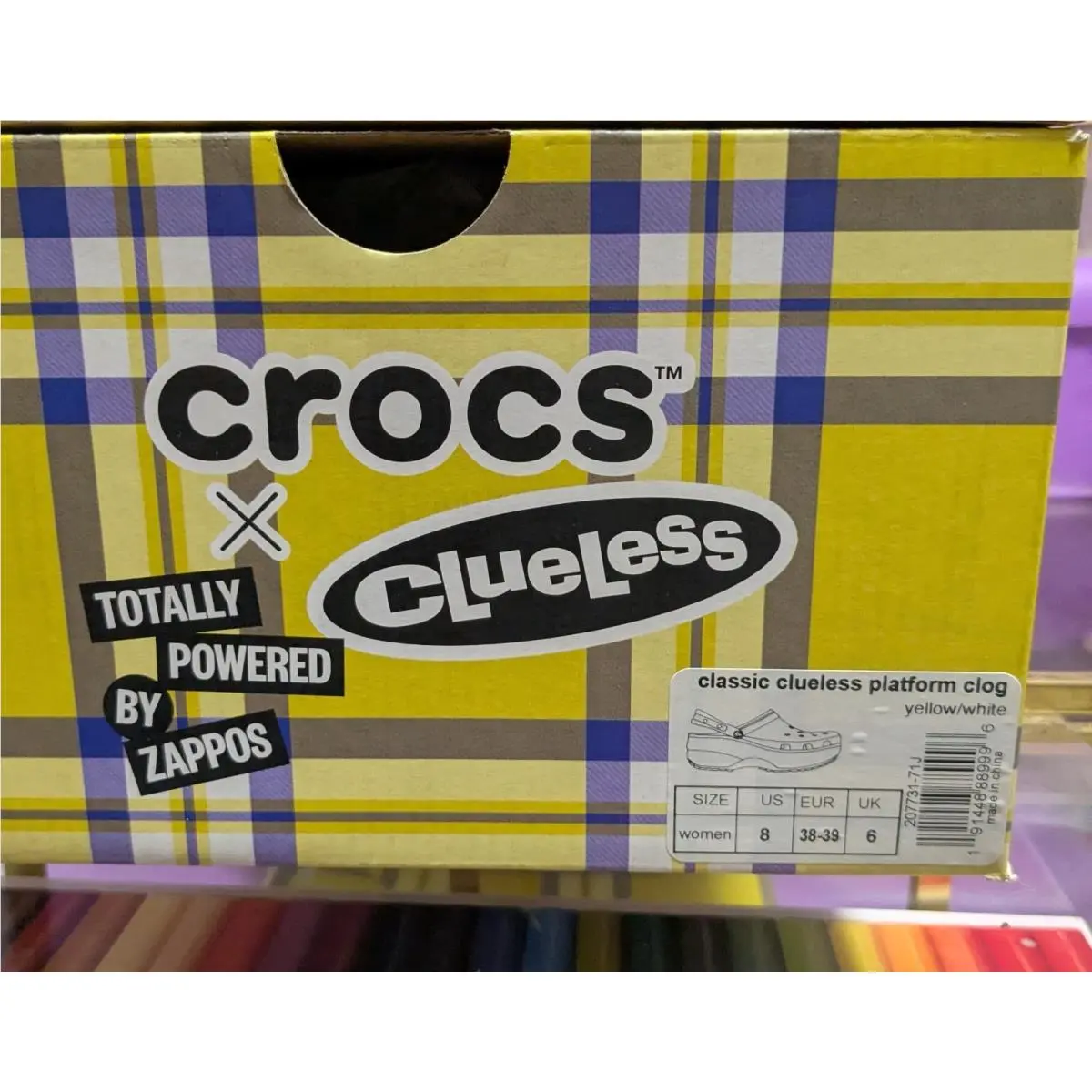 Crocs shoes - Classic Clueless Platform Clog - Classic Clueless Platform Clog - Yellow 10