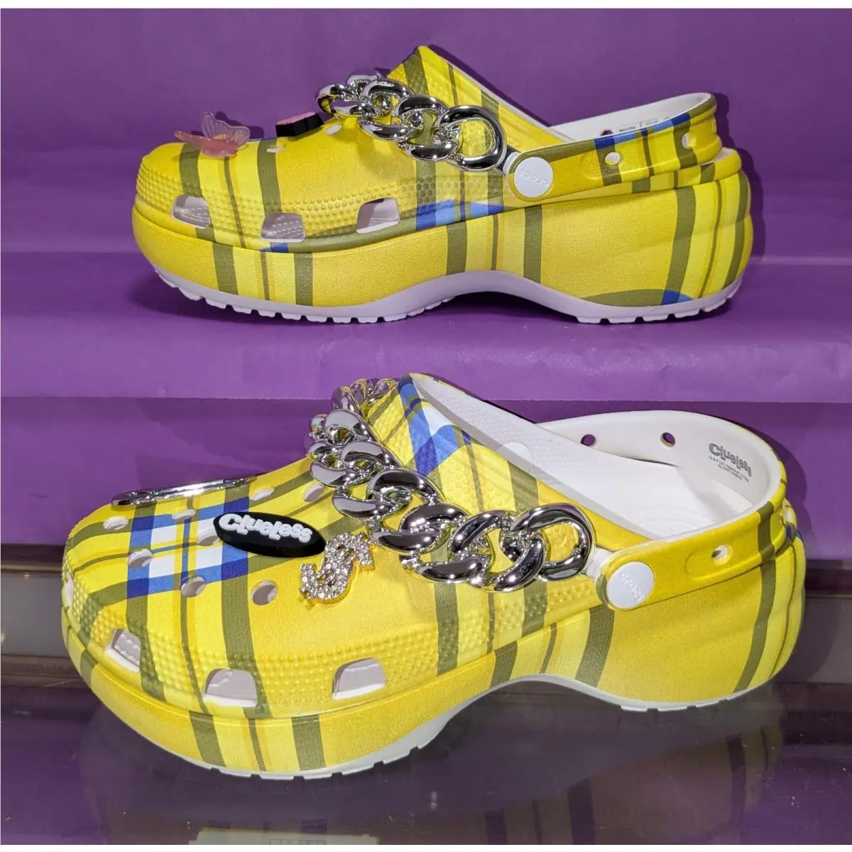 Crocs shoes - Classic Clueless Platform Clog - Classic Clueless Platform Clog - Yellow 5