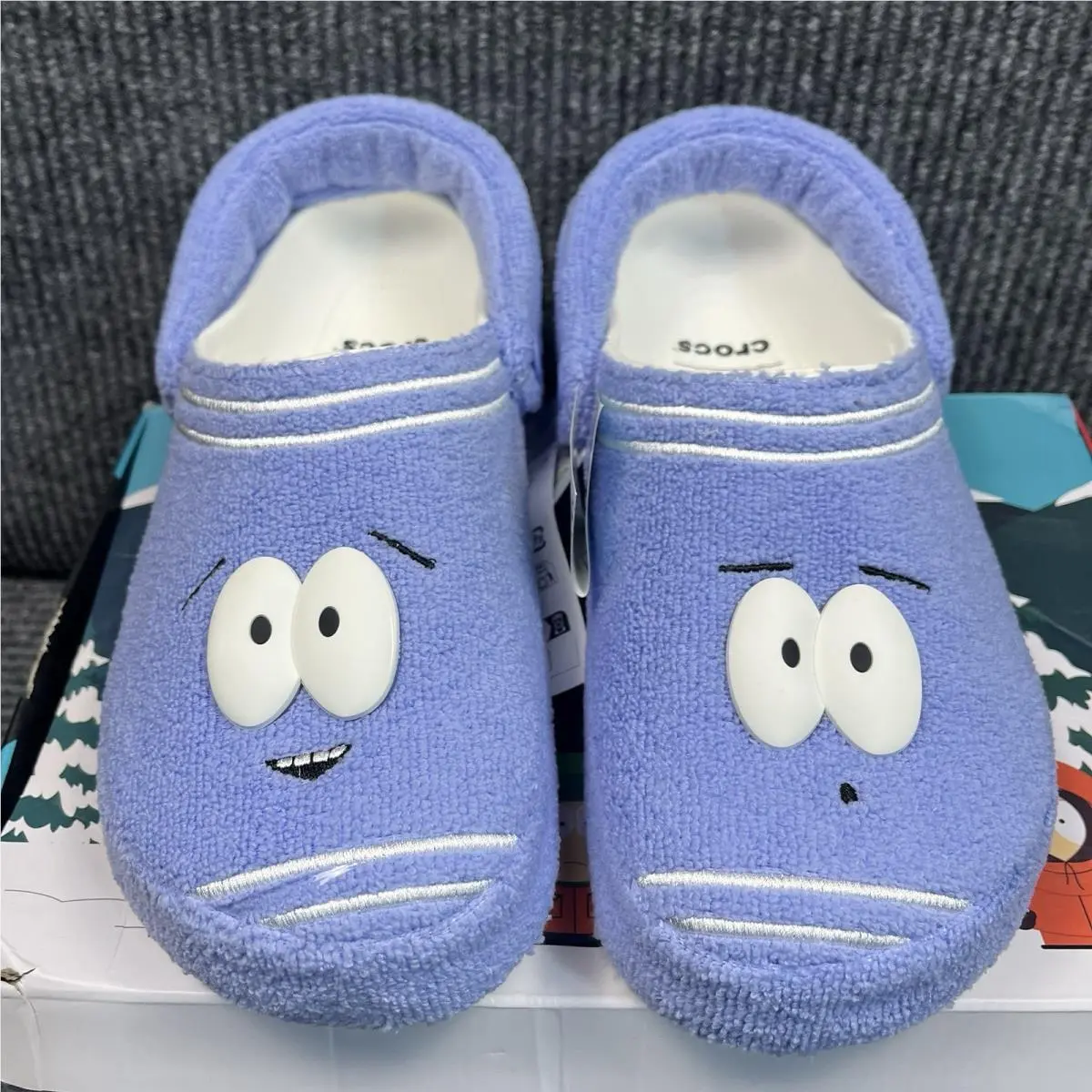Crocs South Park Towelie Classic Clog Men’s Size 11 Purple/white