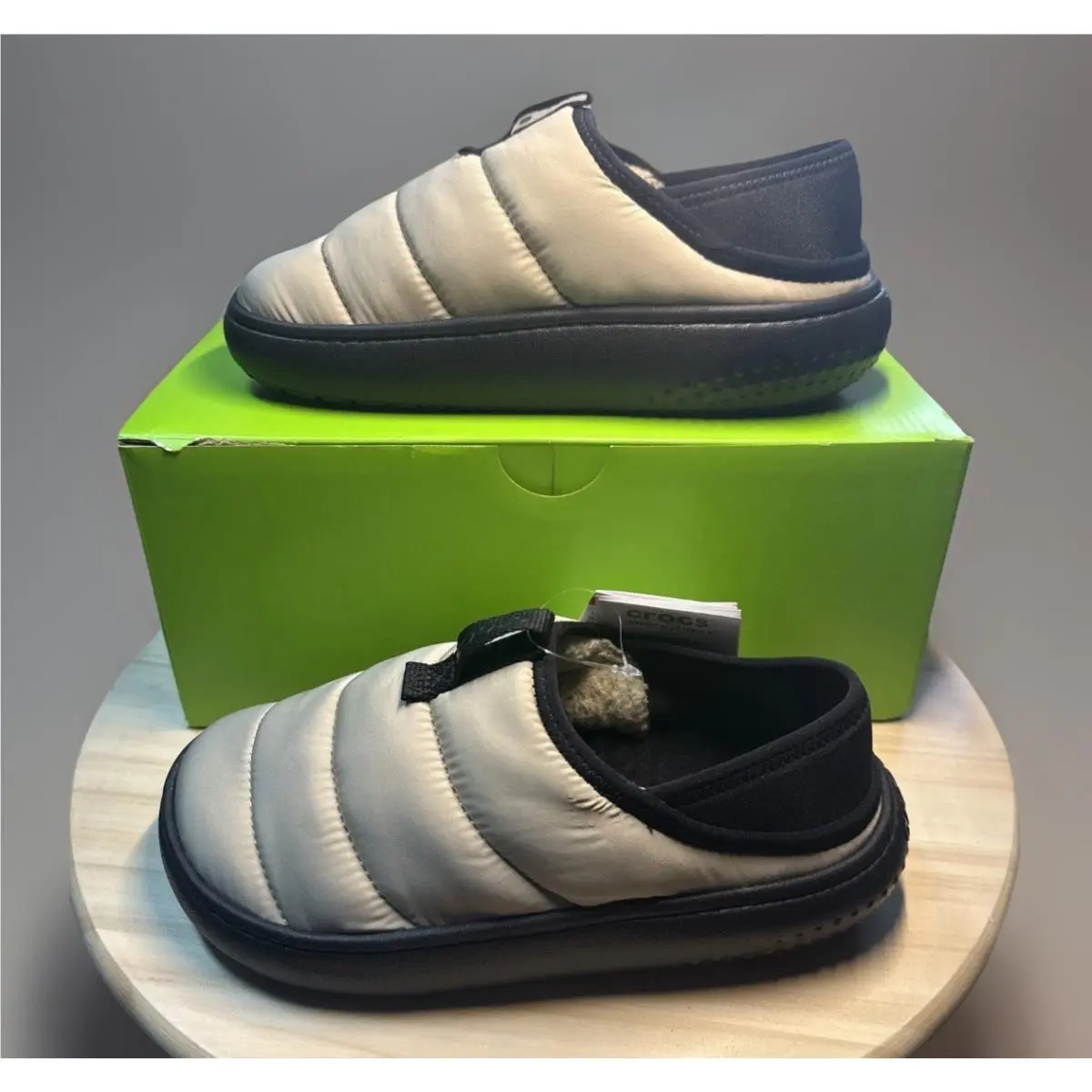 Crocs shoes - Crocs Classic Puff Moc K - Moth/ Multi 0