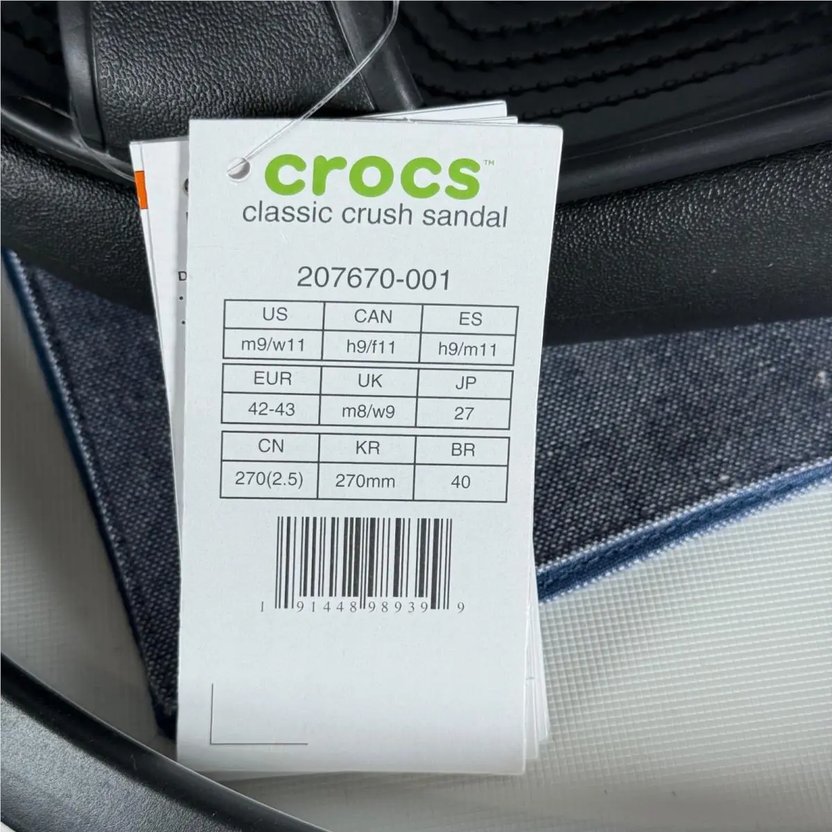 Crocs shoes - Classic Crush Sandal - Classic Crush Sandal - Black 0