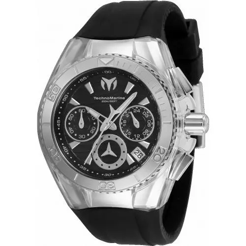 Technomarine Women`s TM-120034 Cruise Quartz Chronograph Black Dial Watch