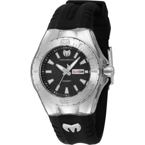 Technomarine Women`s TM-122015 Cruise Quartz Black Dial Watch