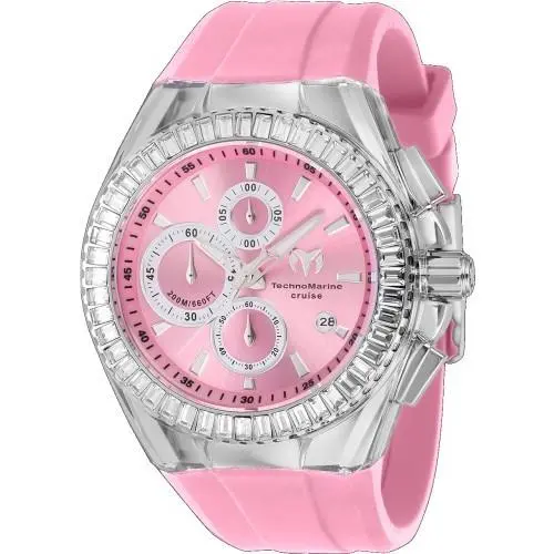 Technomarine Techomarine Men`s TM-121151 Cruise Quartz Chronograph Pink Dial Watch by TechnoMarine