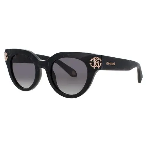 RC SRC065M 0981 Sunglasses Black/white Frame Black Lenses 50 mm by Roberto Cavalli
