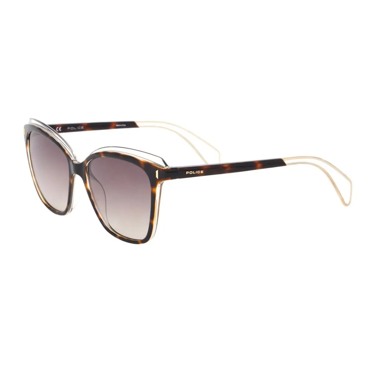 Modern Luxe High Fashion Police Sunglasses Spl643-09Ax Naive Havana