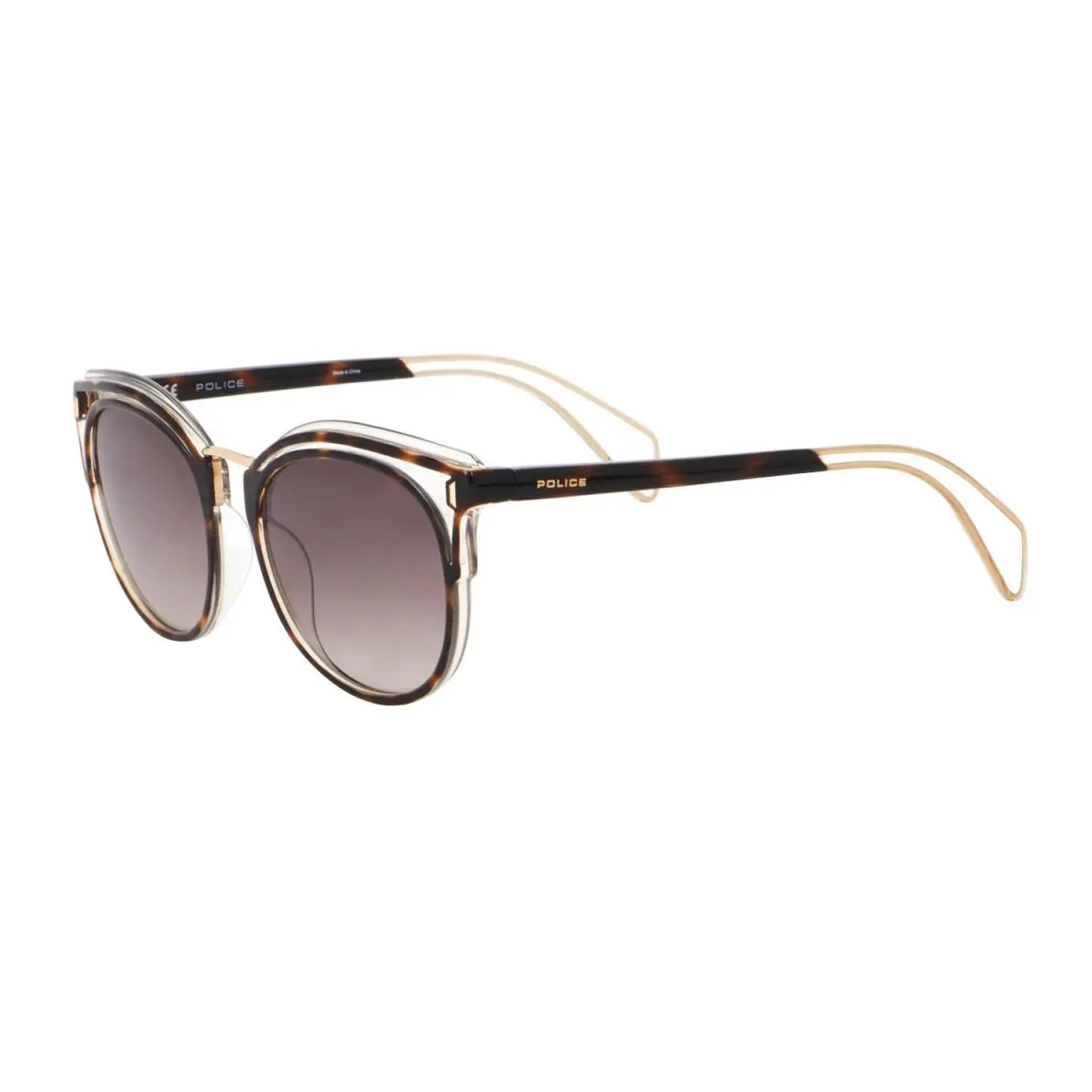 High Fashion Sleek Modern Police Sunglasses Spl642-09Ax Naive Havana