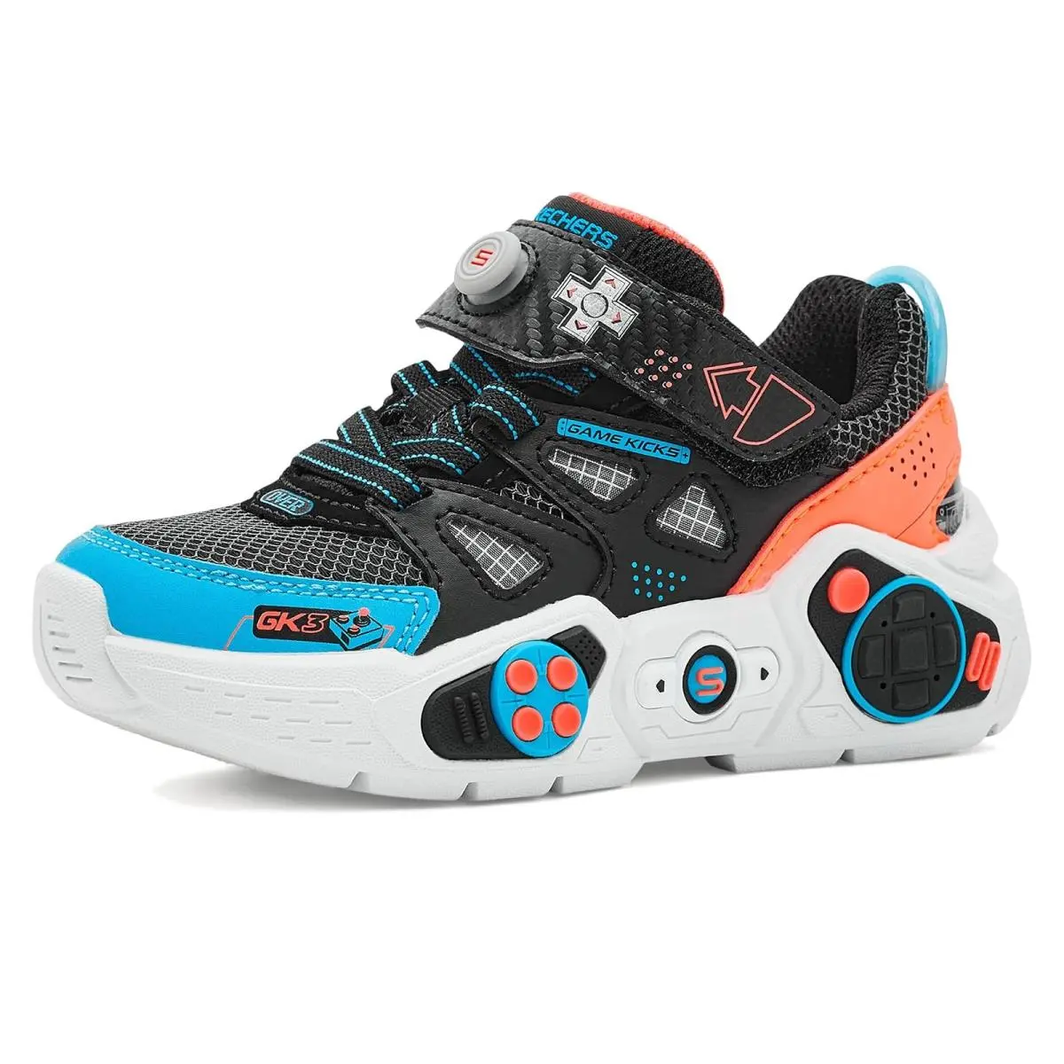 Boy`s Shoes  Kids Gametronix 3.0 402277L Little Kid/big Kid Black/Multi by Skechers
