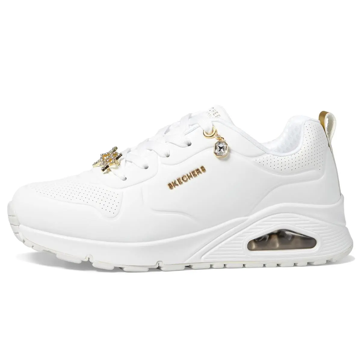 Skechers shoes - White/Gold 8