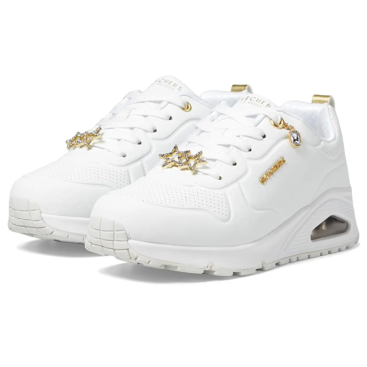 Skechers shoes - White/Gold 5