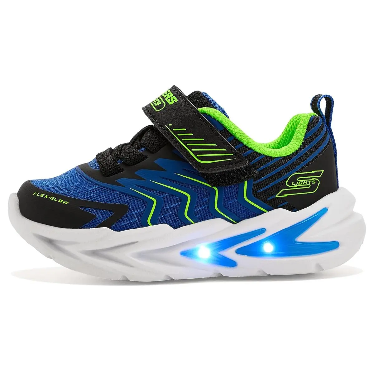Skechers shoes - Black/Blue/Lime 9