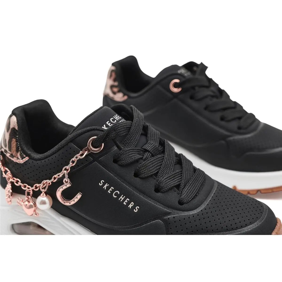 Skechers shoes - Black/Lepoard 4